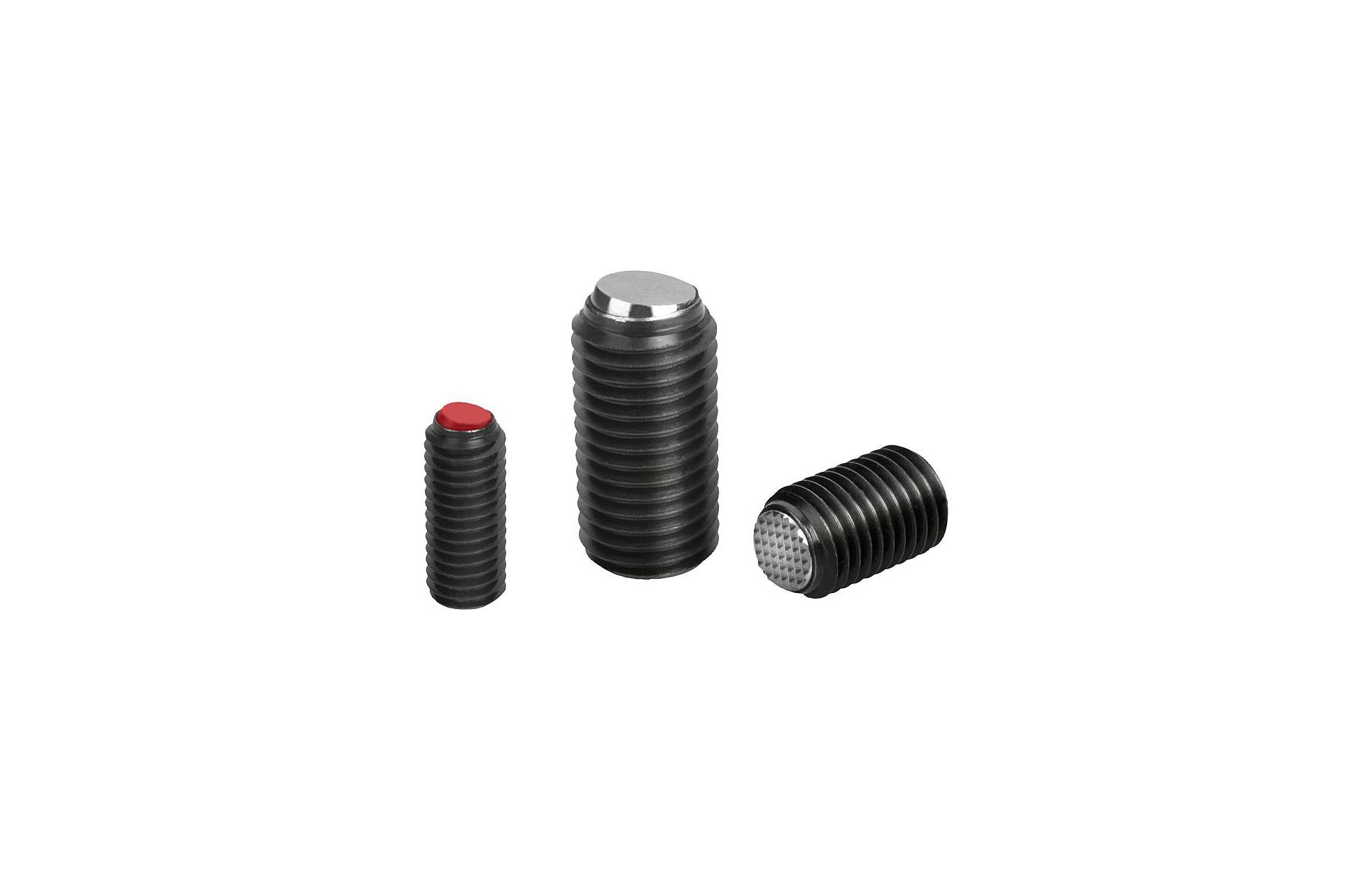 K0383 Ball-end thrust screws without head with flattened ball