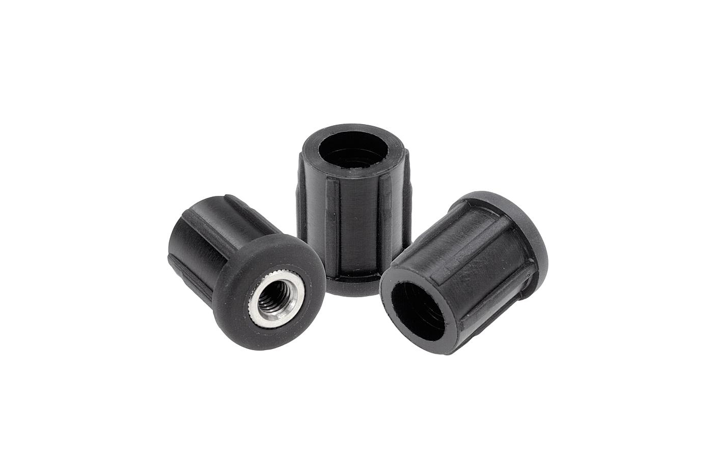 K0431 Tube inserts round with tapped bush