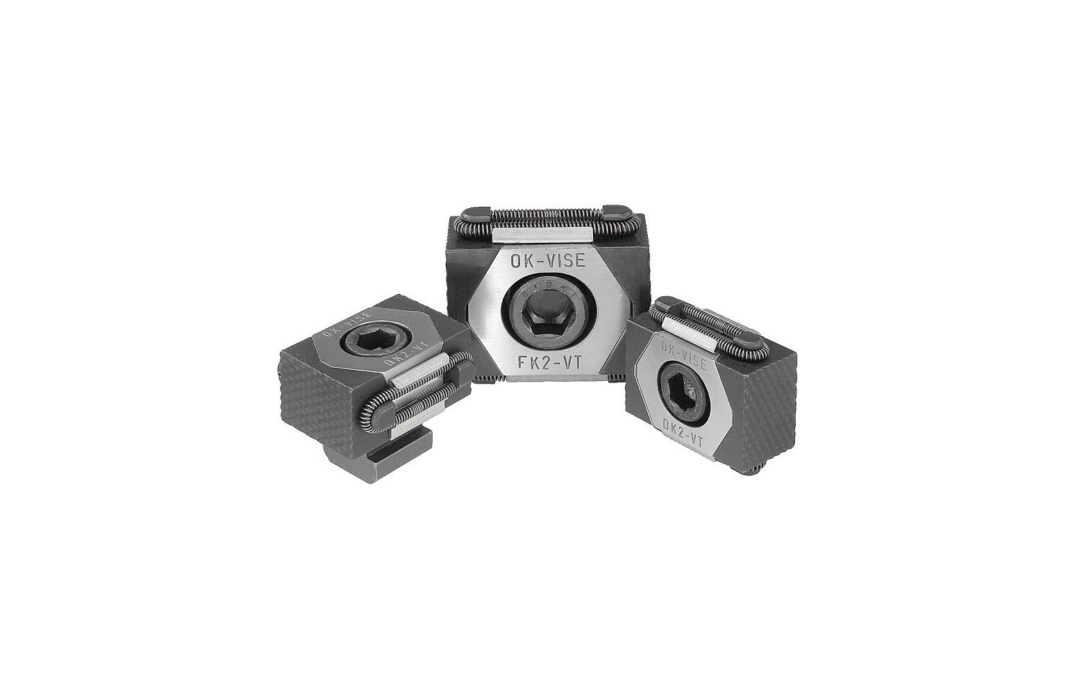 K0040 Wedge clamps jaw faces serrated