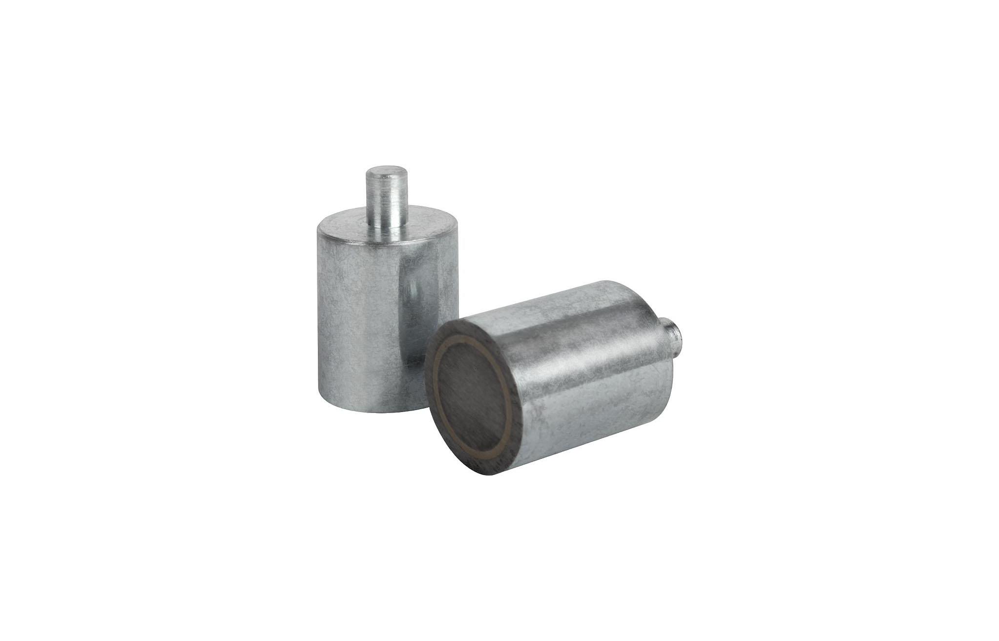 K0547_Magnets deep pot with pin AlNiCo