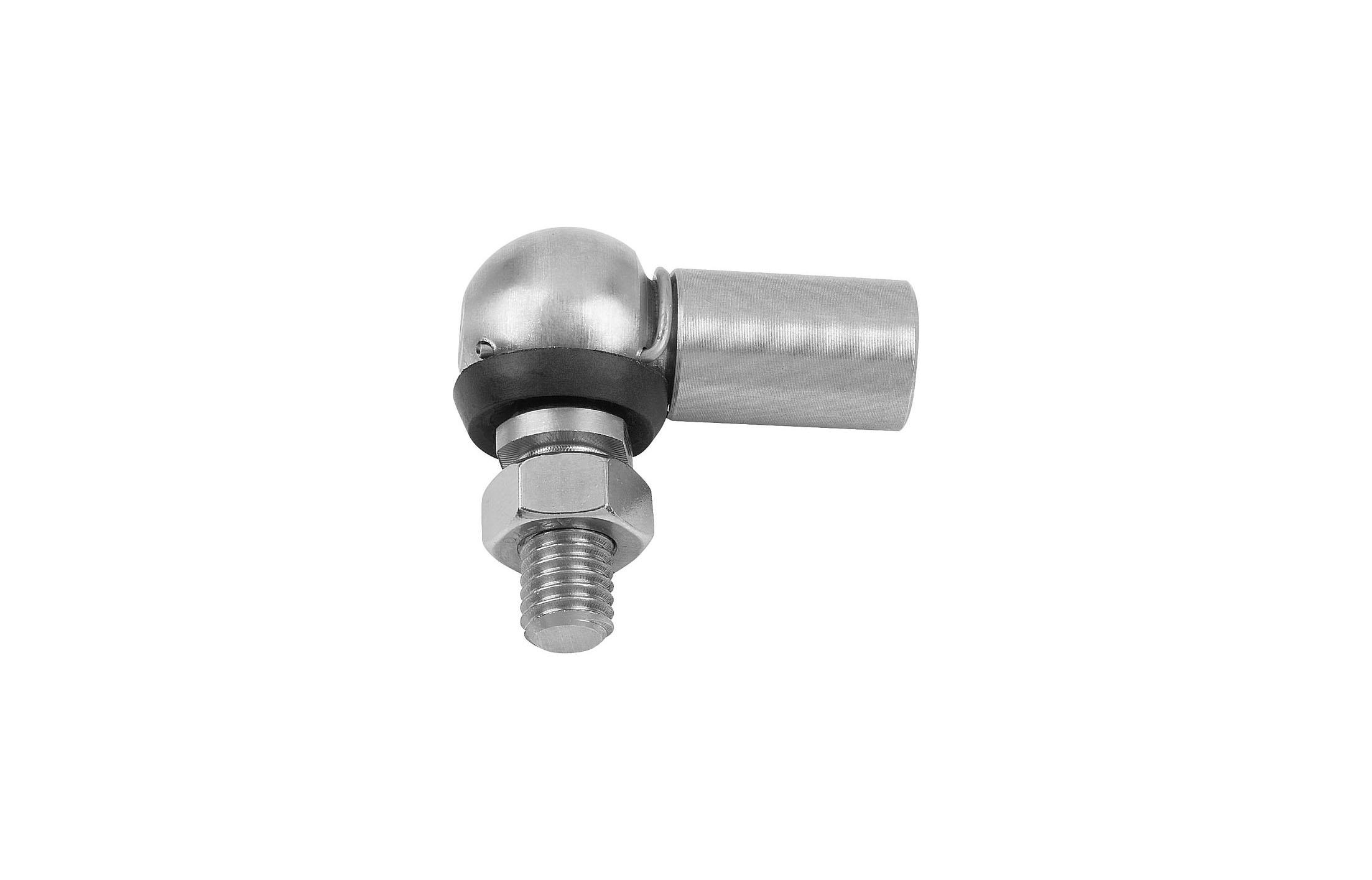 K0734 Angle joints stainless steel like DIN 71802, Style CS with sealing cap