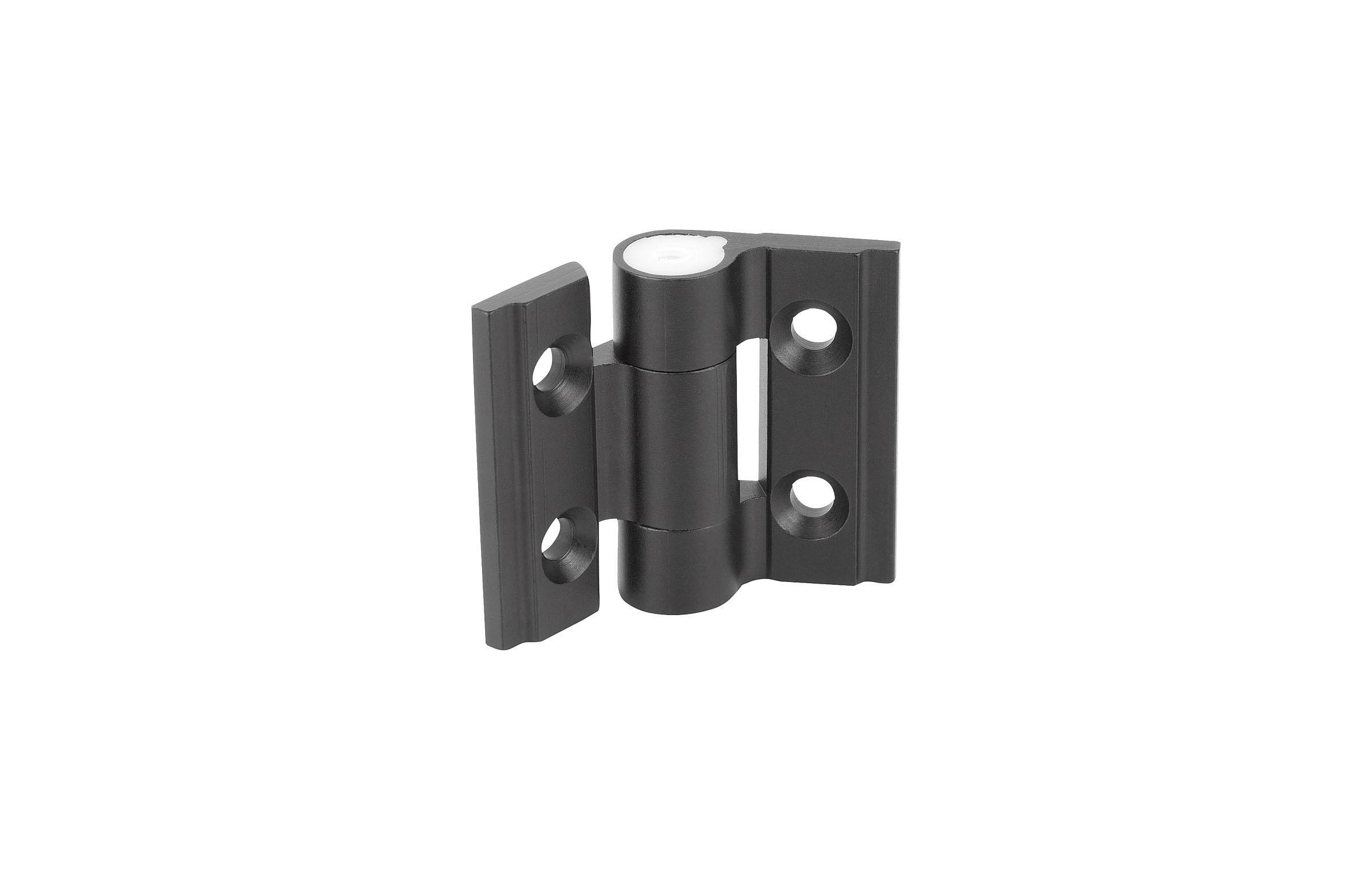 K1195_Hinges aluminum, with adjustable friction