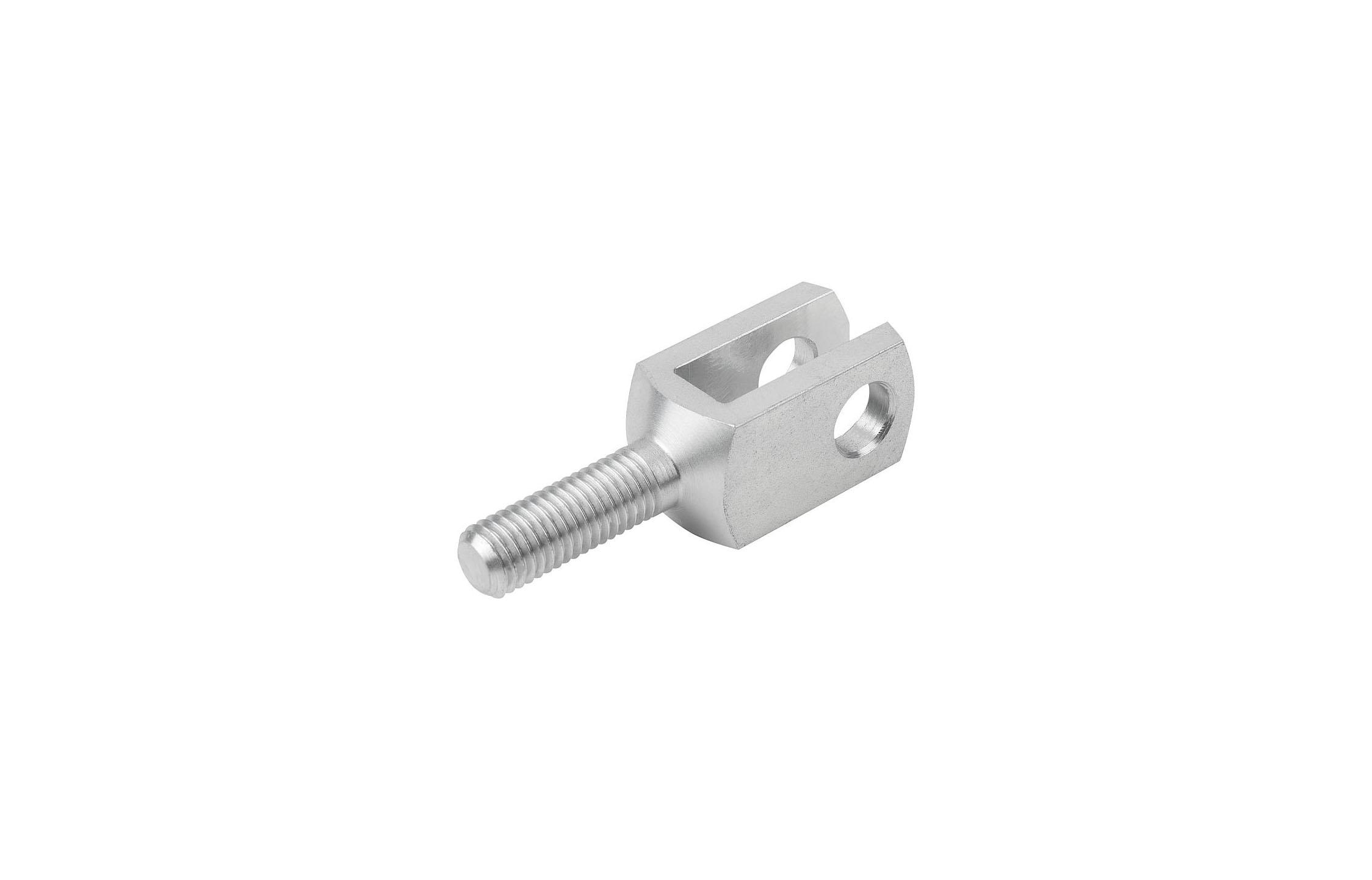 K1459_Clevis, steel or stainless steel with male thread