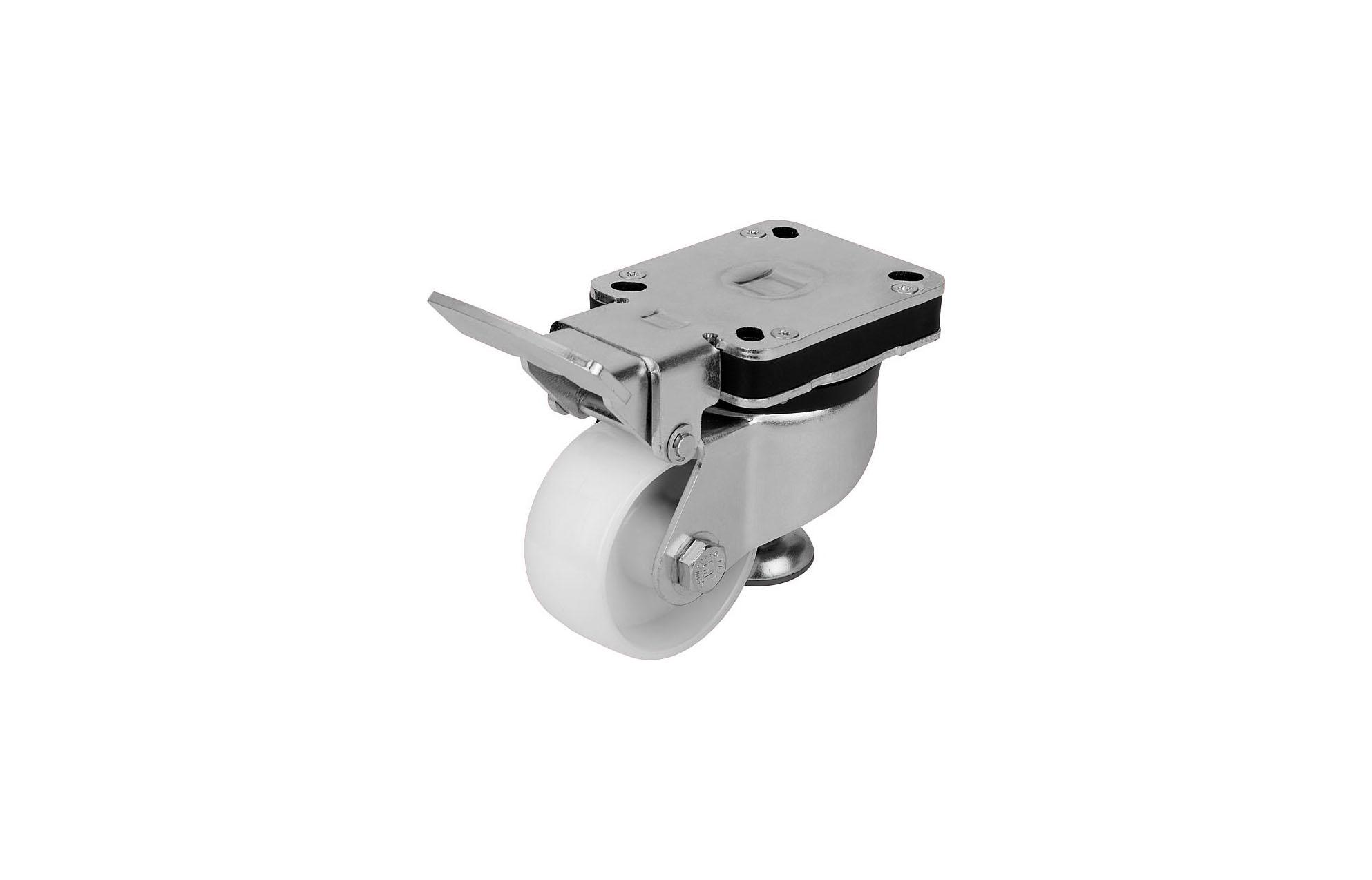 K1787_Elevating castors with integrated machine foot